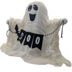 Cute Ghost with Boo Sign Halloween Decor – Soft Fabric & Spooky Charm